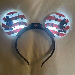 Disney Parks Americana Light-Up Mickey Mouse Ears Headband